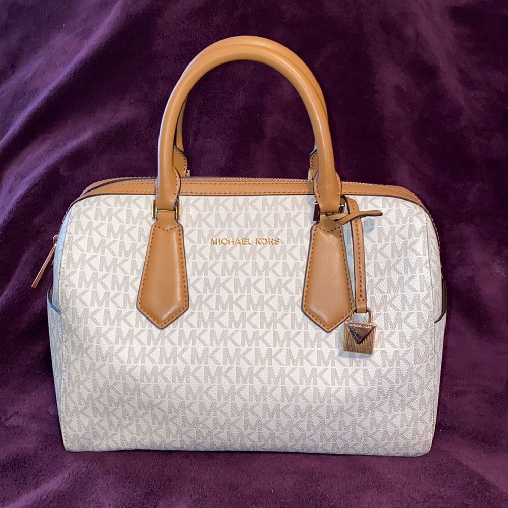 Michael Kors Hayes Large Duffel Satchel